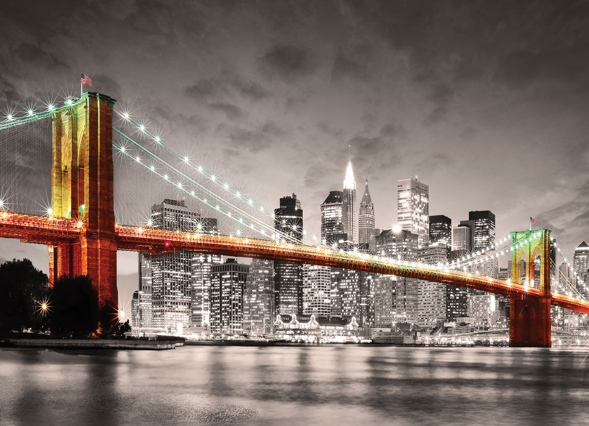 пъзел Eurographics 1000 - New York City Brooklyn Bridge|Мостът Бруклин, Ню Йорк