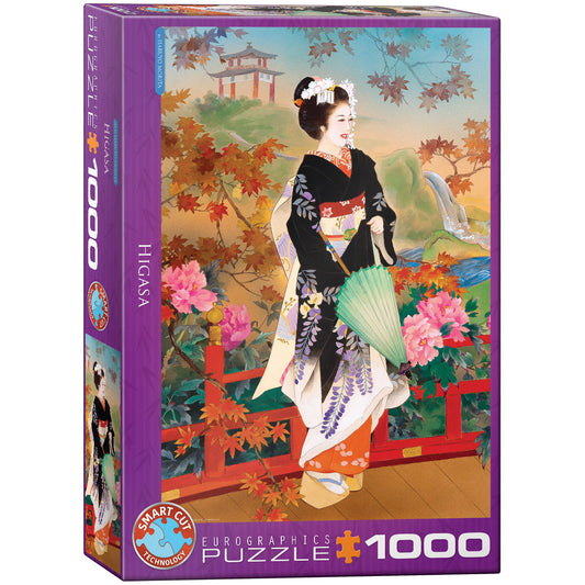 пъзел Eurographics 1000 - Higasa|Higasa, Харуйо Морита