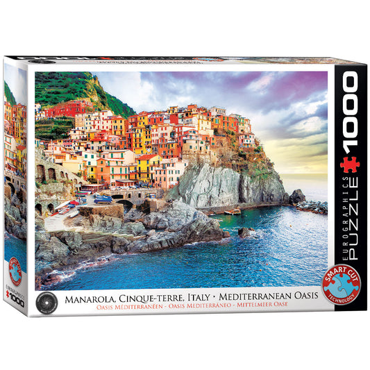 пъзел Eurographics 1000 - Manarola Cinque Terre Italy Mediterranean Oasis|Чинкуе Тере, Италия