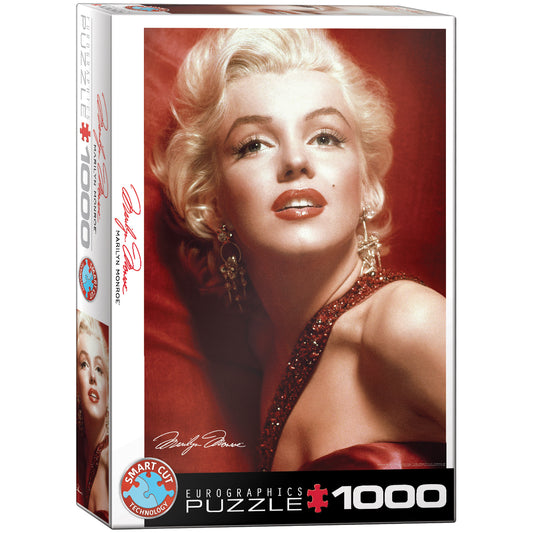 пъзел Eurographics 1000 - Marilyn Monroe Red Portrait|Мерилин Монро Червен портрет