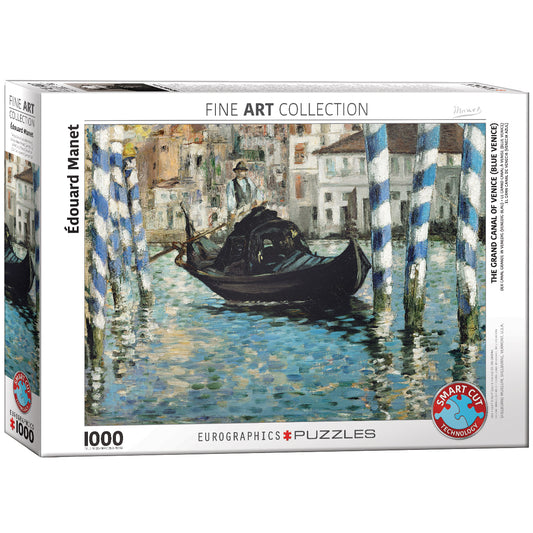 пъзел Eurographics 1000 - The Grand Canal of Venice (Blue Venice)|Канале Гранде, Венеция