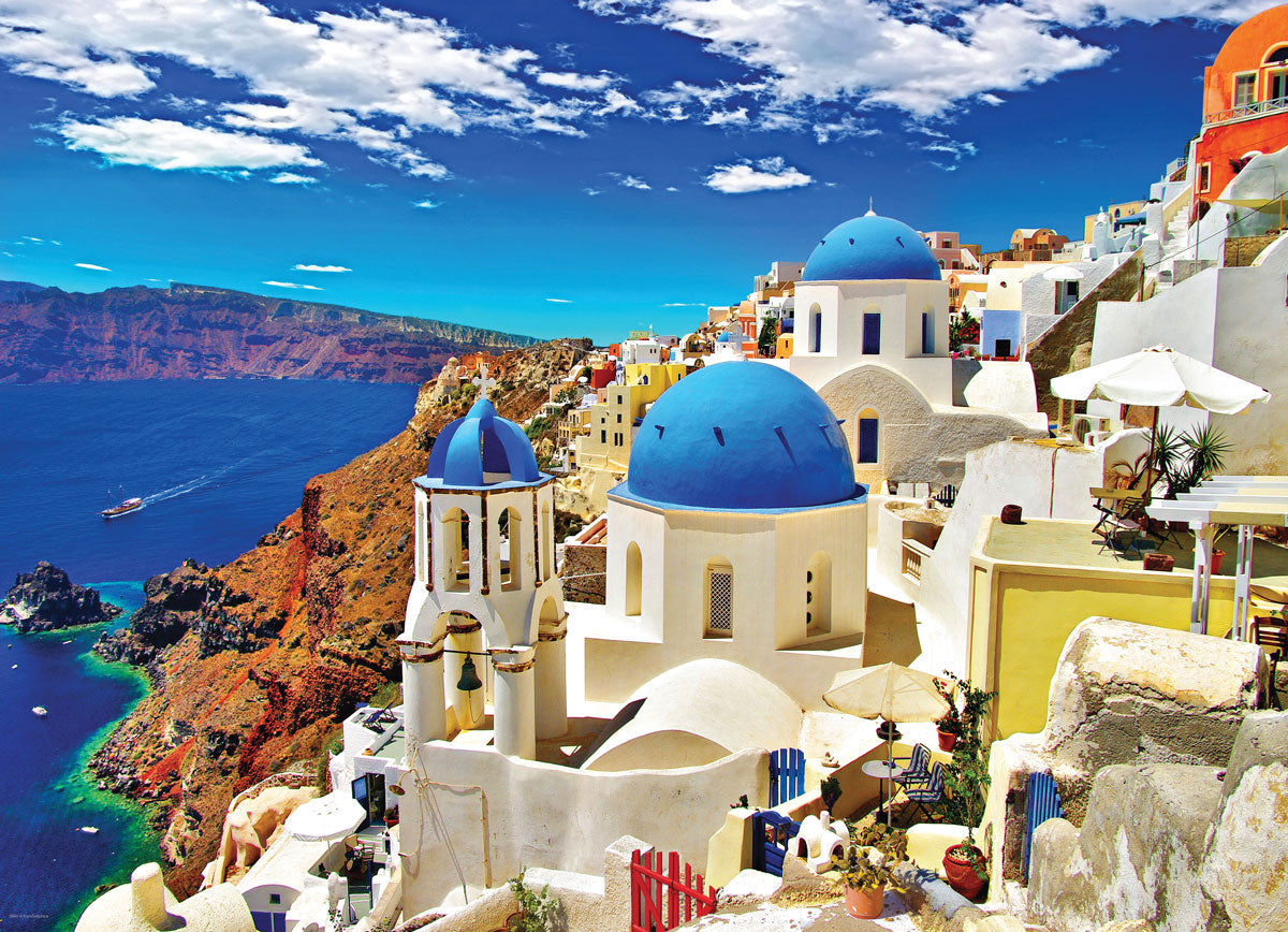 пъзел Eurographics 1000 - Oia Santorini Greece|Санторини, Гърция