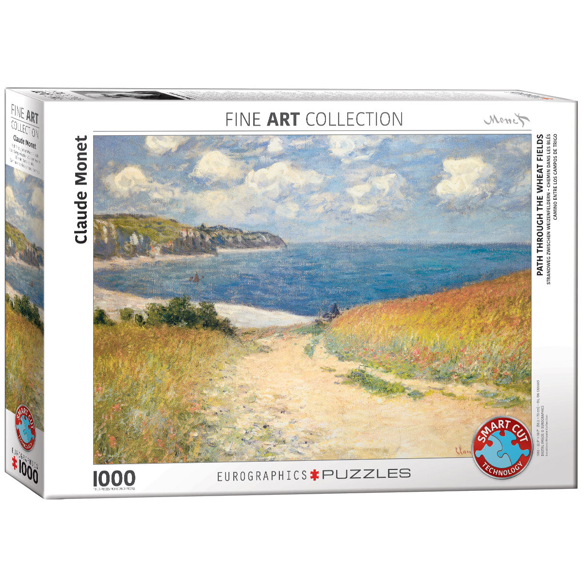 пъзел Eurographics 1000 - Path through the Wheat Fields|Път сред полета от пшеници