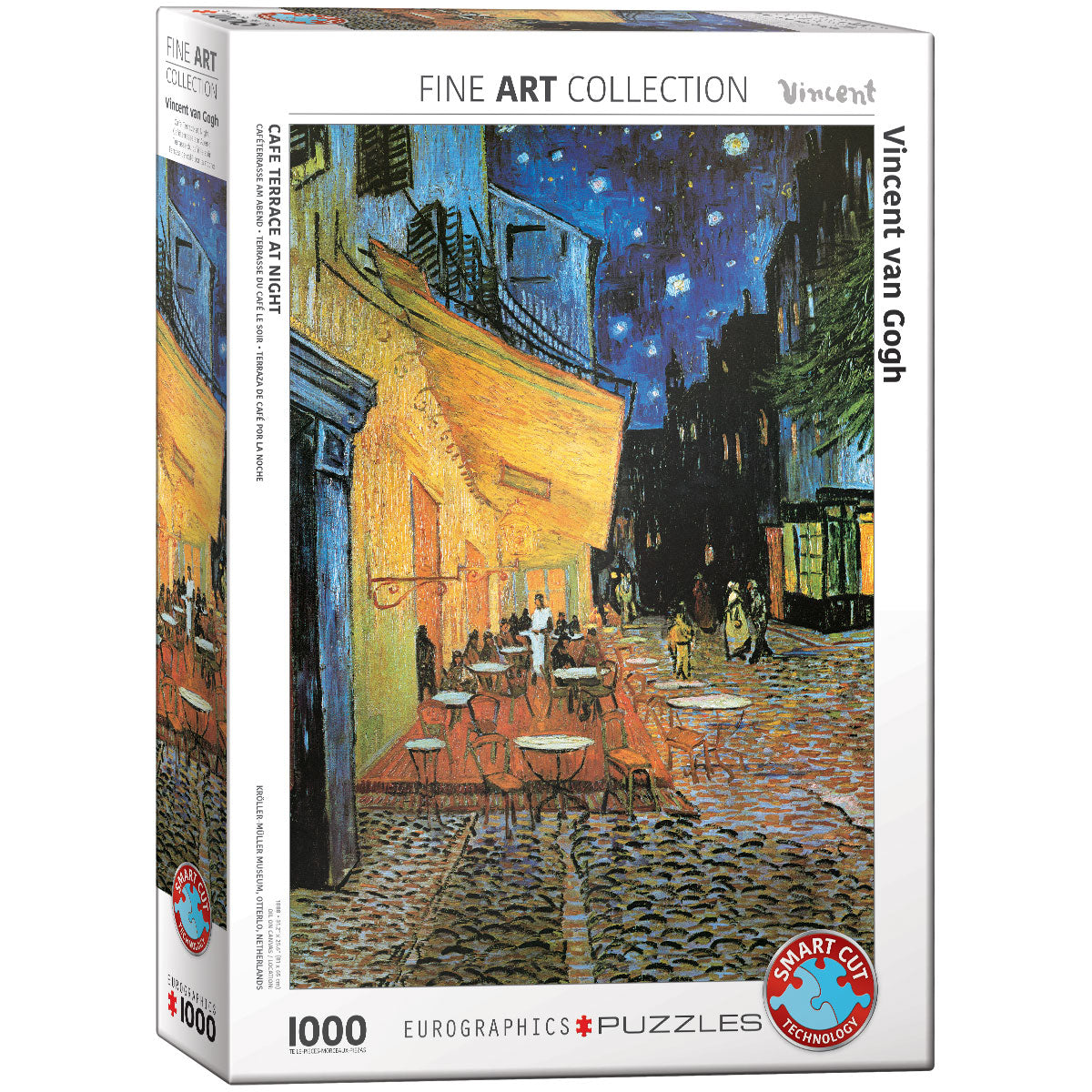 пъзел Eurographics 1000 - Café Terrace at Night|Кафе тераса през нощта