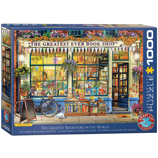 пъзел Eurographics 1000 - The Greatest Ever Book Shop|Най-великата книжарница