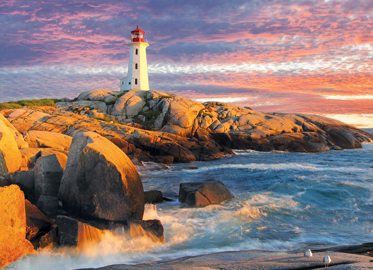 пъзел Eurographics 1000 - Peggy's Cove Lighthouse. Nova Scotia|Фарът на Peggy's Cove. Нова Скотия