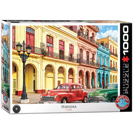 пъзел Eurographics 1000 - La Havana, Cuba|Хавана, Куба