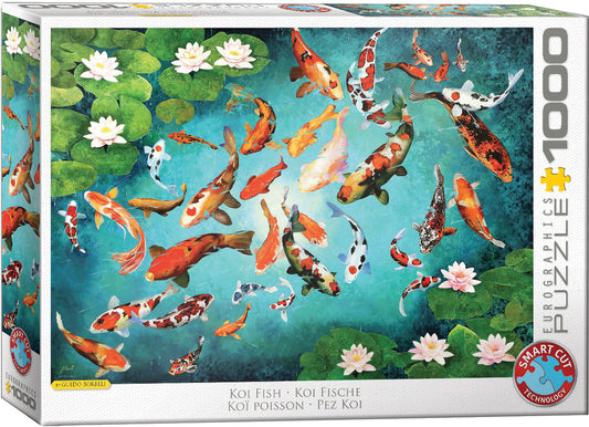 пъзел Eurographics 1000 - Koi Fish|Подводен рай
