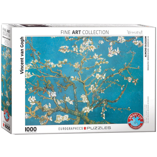 пъзел Eurographics 1000 - Almond Blossom|Цъфнало бадемово дърво