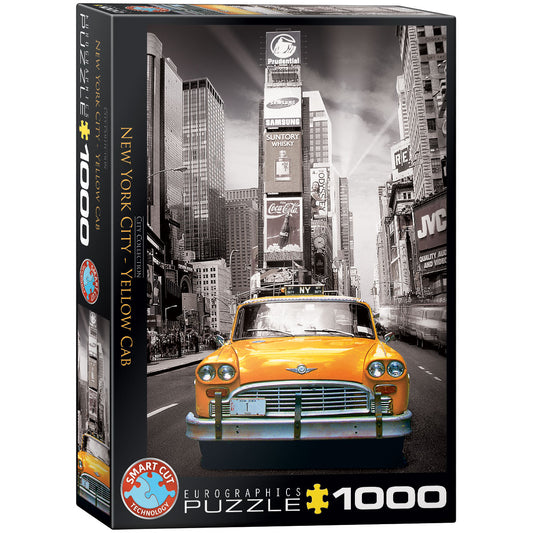 пъзел Eurographics 1000 - New York City Yellow Cab|Такси в Ню Йорк
