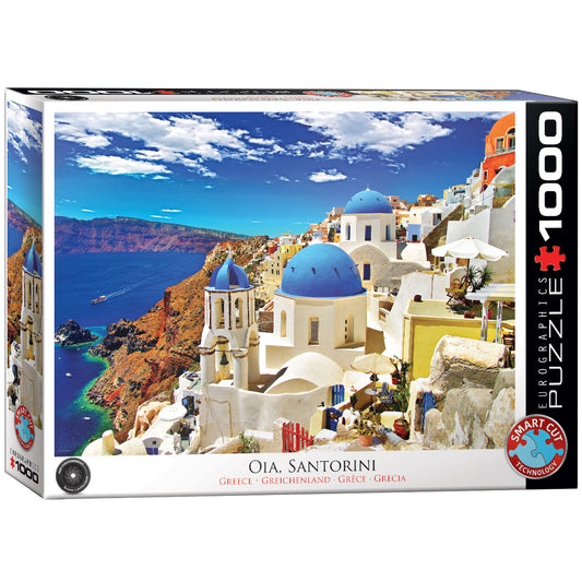пъзел Eurographics 1000 - Oia Santorini Greece|Санторини, Гърция