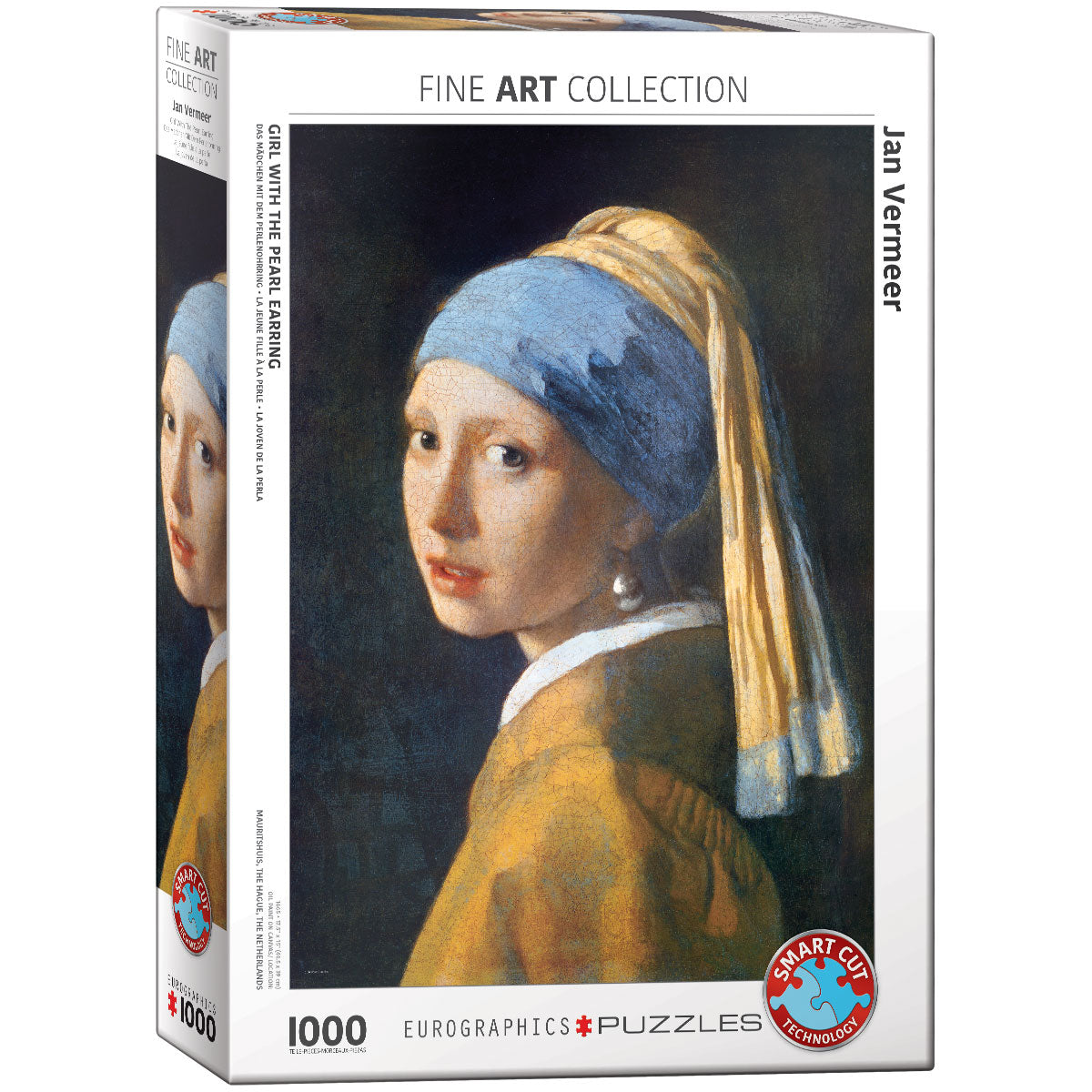 пъзел Eurographics 1000 - Girl with the Pearl Earring|Момичето с перлената обица