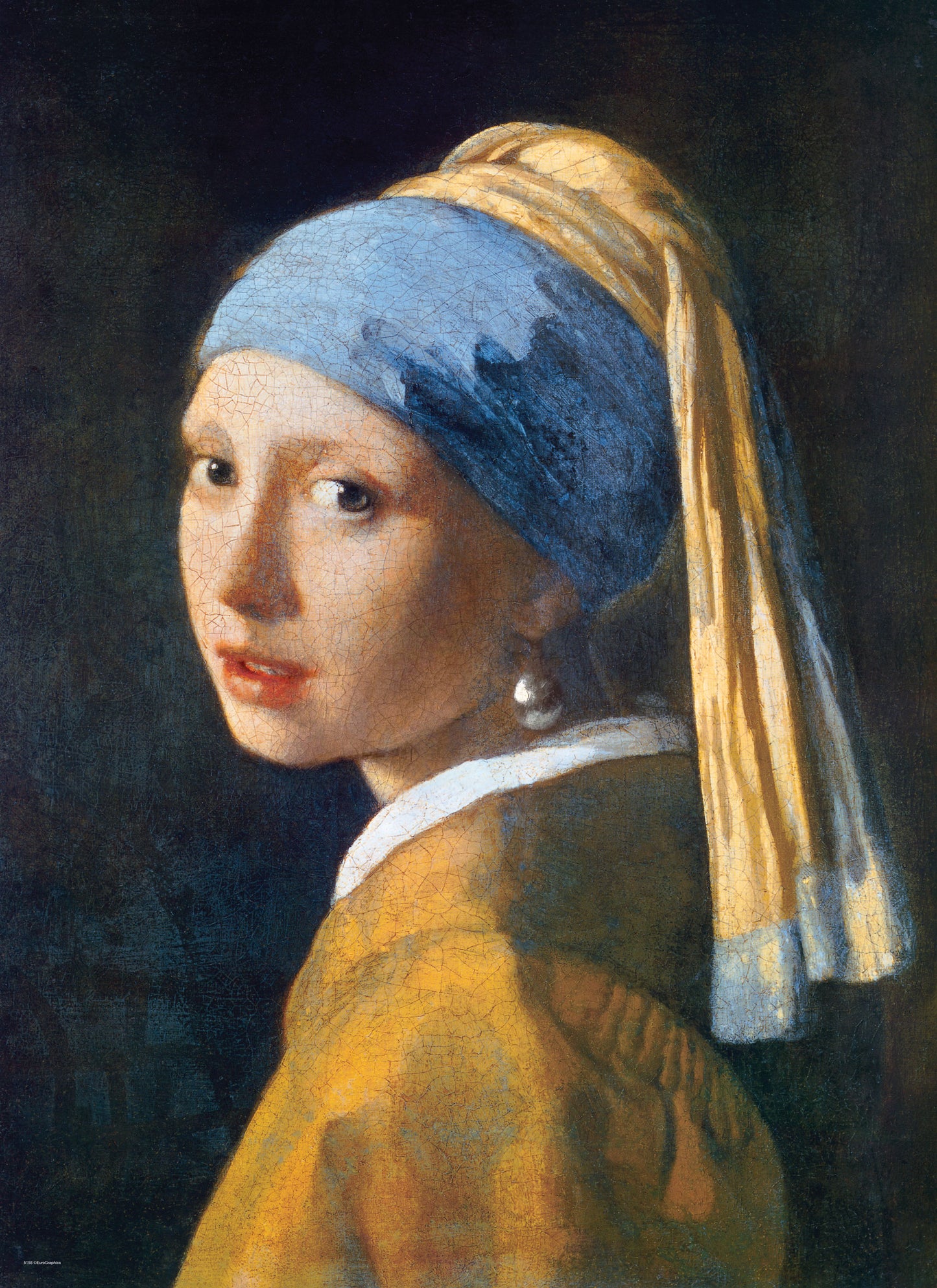 пъзел Eurographics 1000 - Girl with the Pearl Earring|Момичето с перлената обица