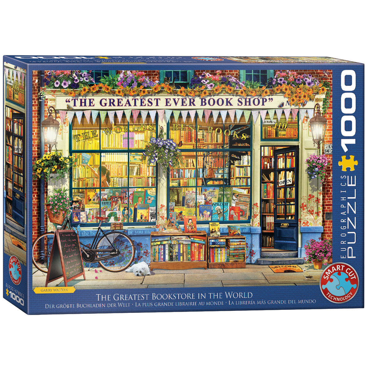 пъзел Eurographics 1000 - The Greatest Ever Book Shop|Най-великата книжарница