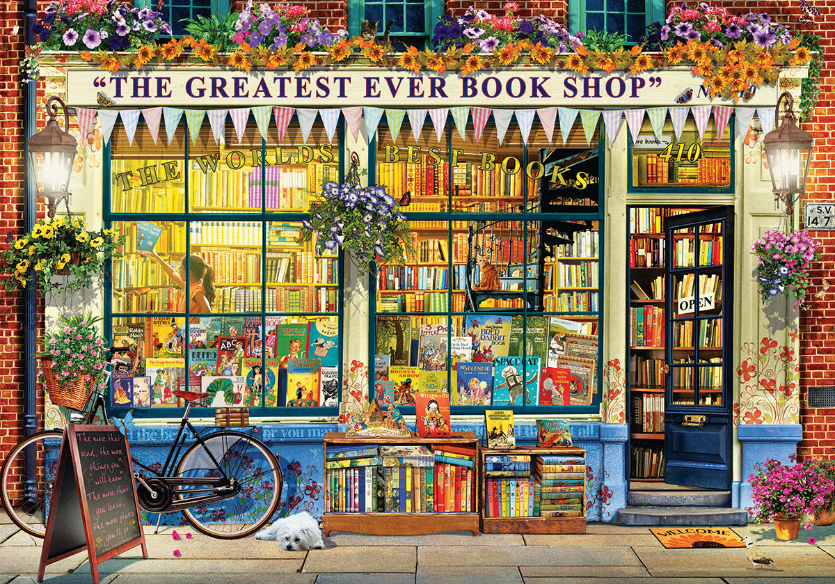 пъзел Eurographics 1000 - The Greatest Ever Book Shop|Най-великата книжарница