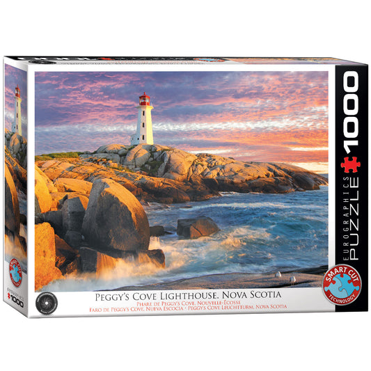 пъзел Eurographics 1000 - Peggy's Cove Lighthouse. Nova Scotia|Фарът на Peggy's Cove. Нова Скотия