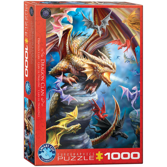 пъзел Eurographics 1000 - Dragon Clan|Дракони