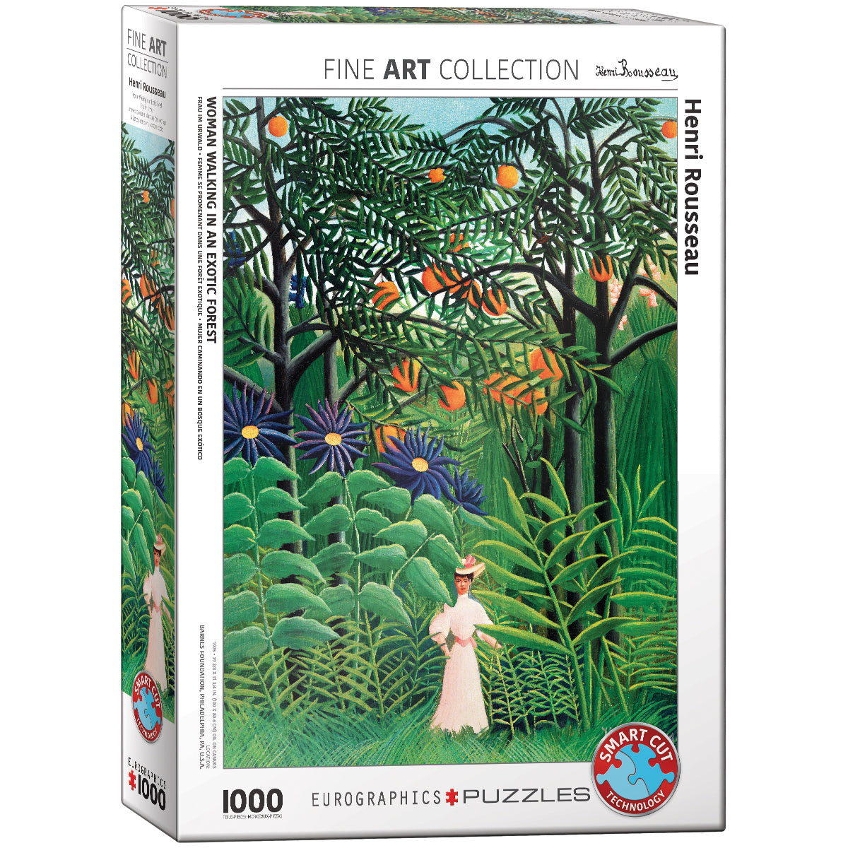 пъзел Eurographics 1000 - Woman in an Exotic Forest|Жена в екзотична гора