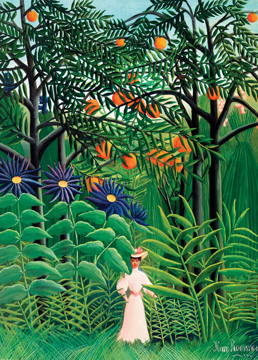пъзел Eurographics 1000 - Woman in an Exotic Forest|Жена в екзотична гора