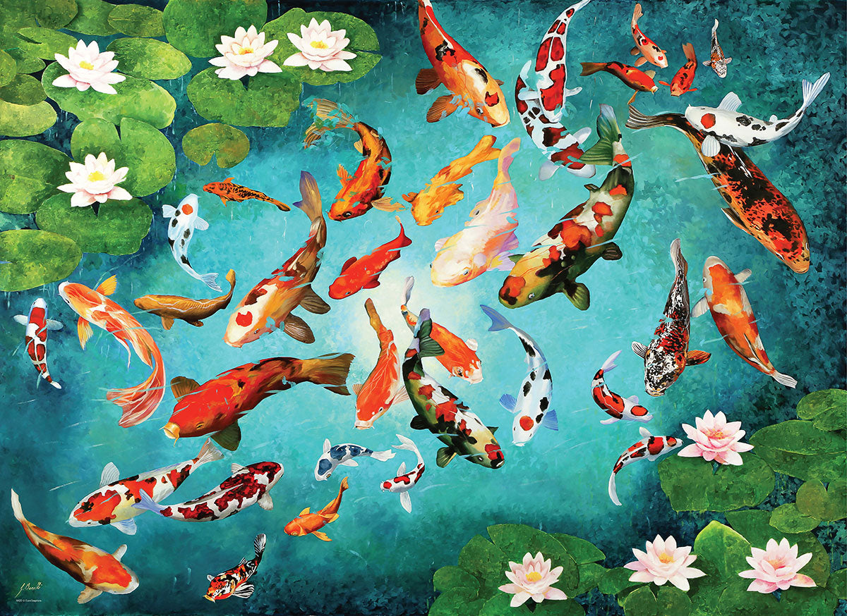 пъзел Eurographics 1000 - Koi Fish|Подводен рай