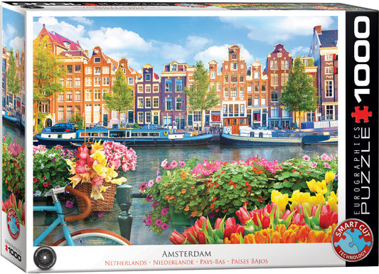 пъзел Eurographics 1000 - Amsterdam, Netherlands|Амстердам, Нидерландия