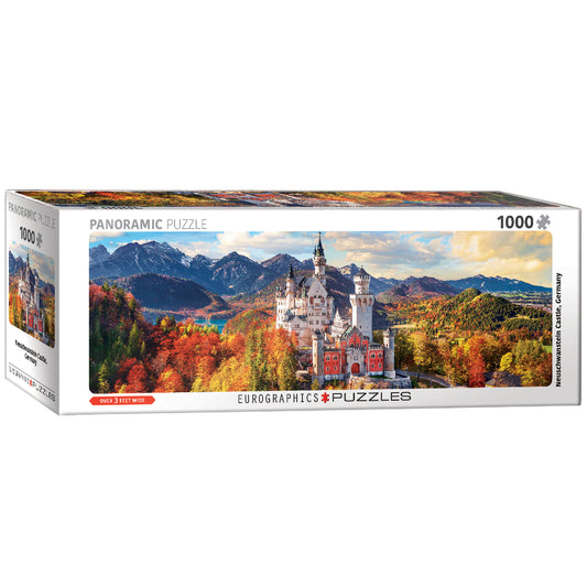 пъзел Eurographics 1000 - Neuschwanstein Castle in autumn|Замъкът Нойшванщайн през есента
