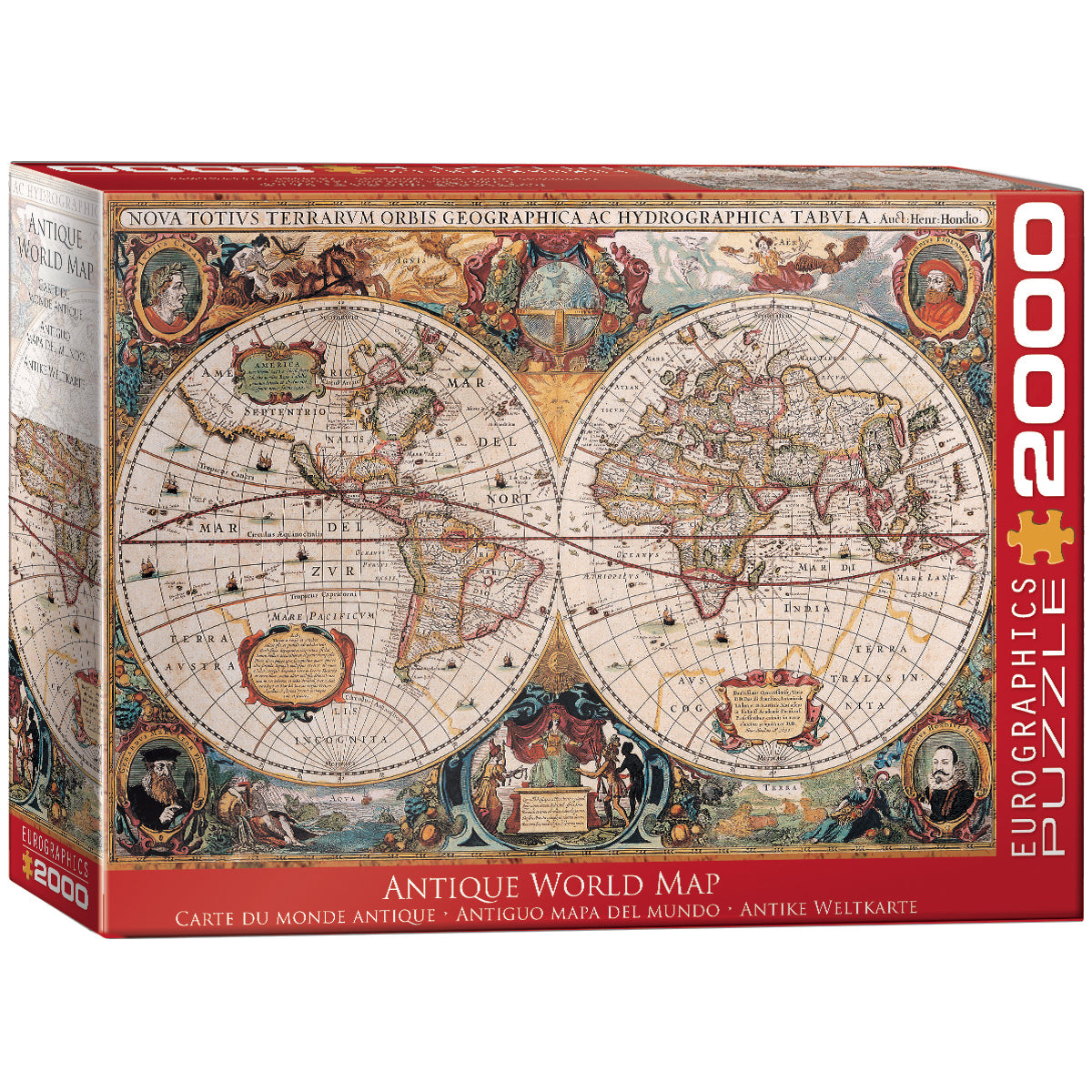 пъзел Eurographics 2000 - Orbis Geographica World Map|Антична световна карта